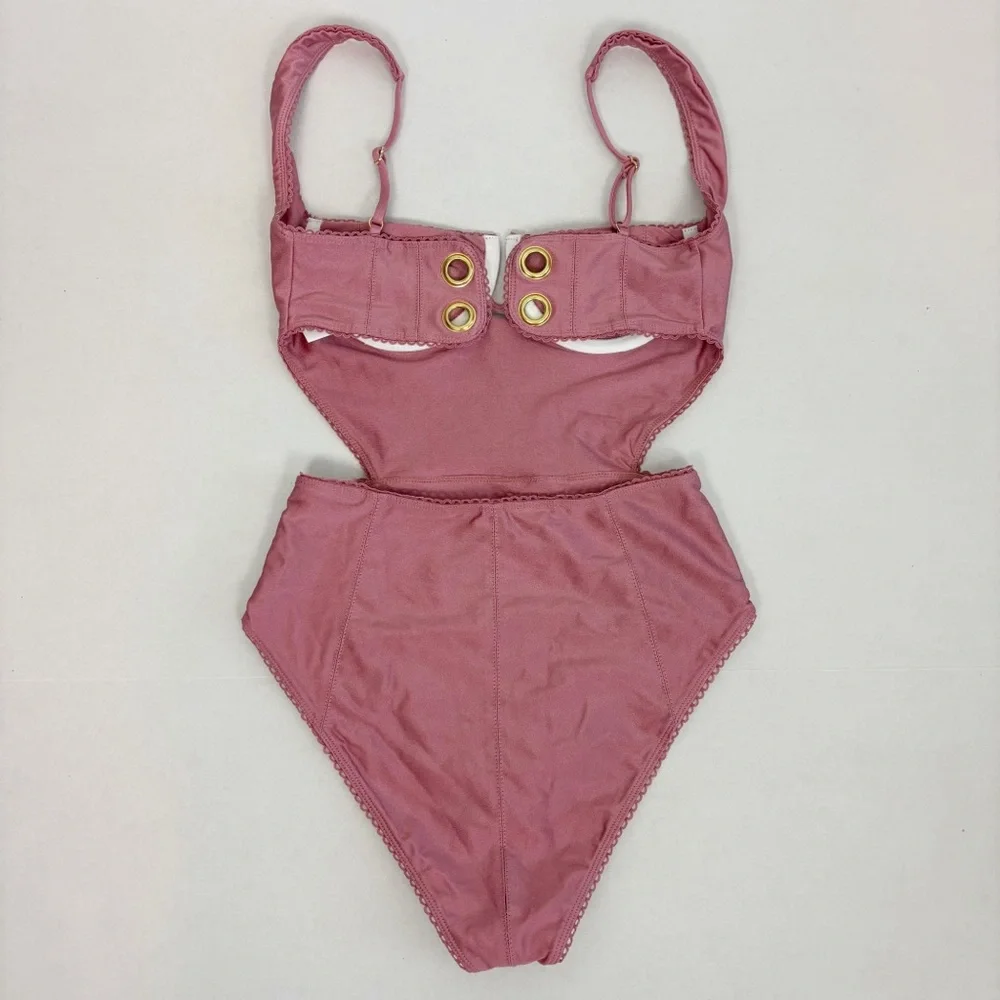 Tularosa Aura One Piece in Dusk Rose Size XS - Picture 6 of 14